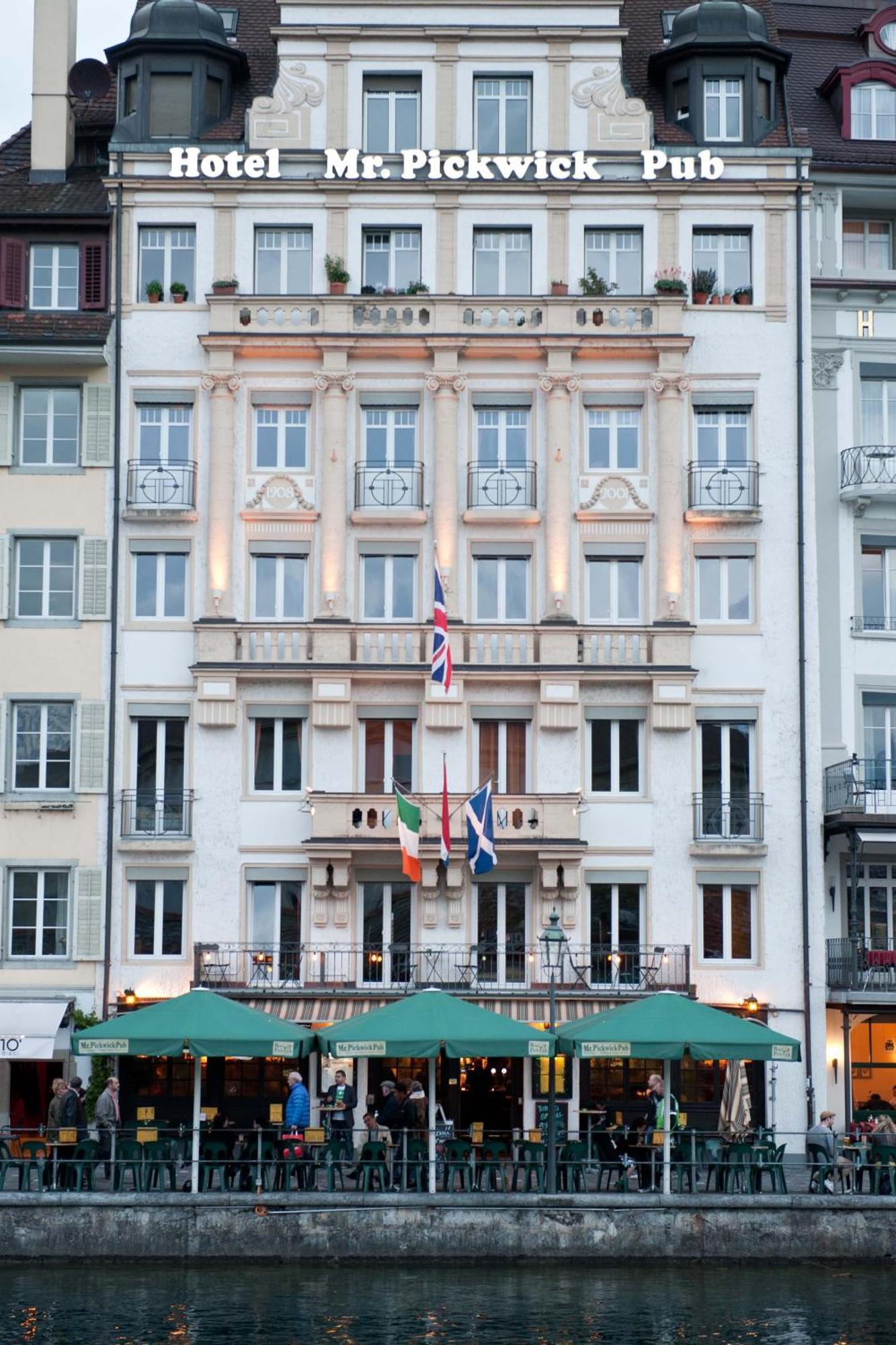 Hotel Pickwick And Pub "The Room With A View" Luzern Exterior foto