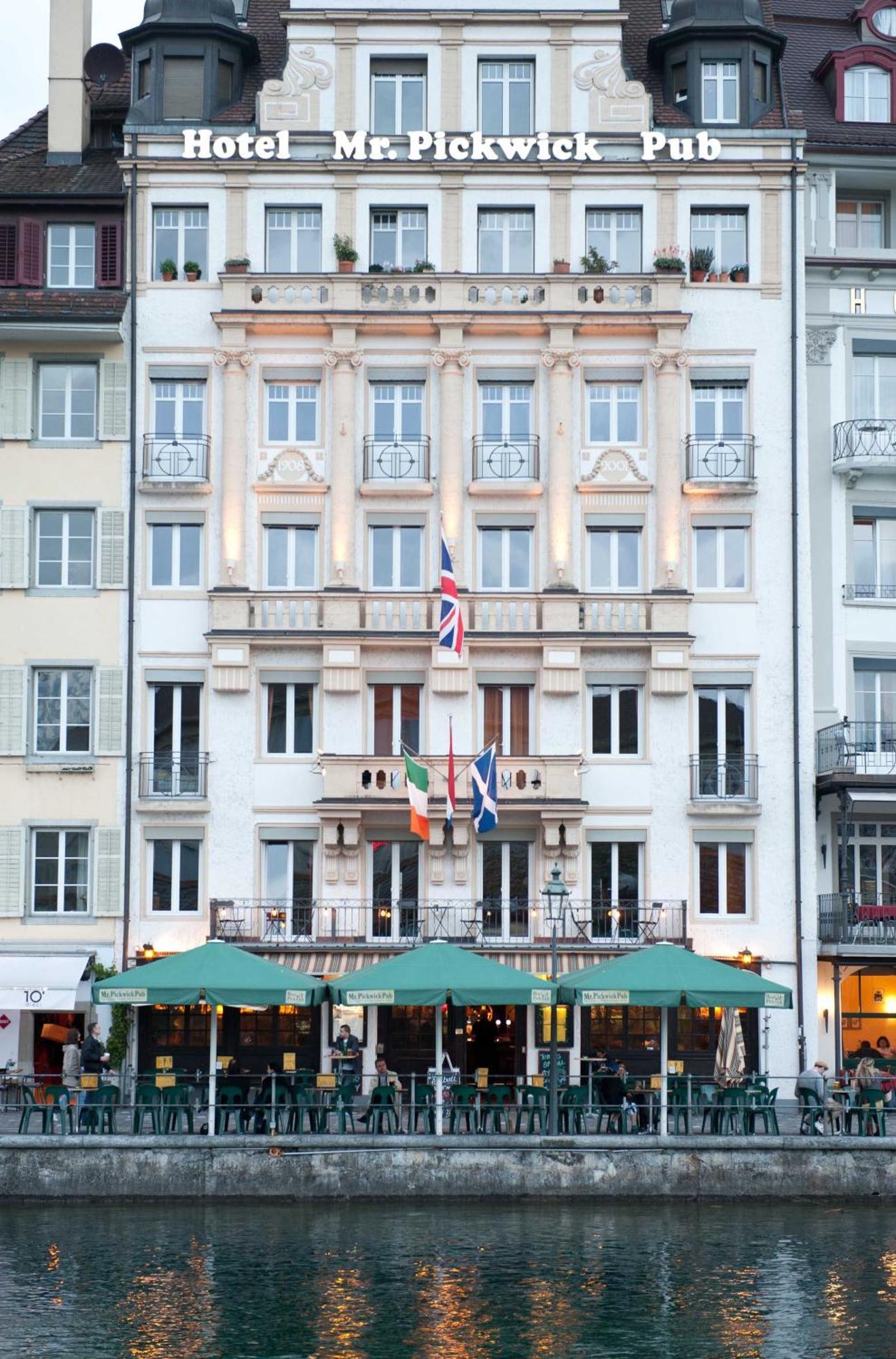 Hotel Pickwick And Pub "The Room With A View" Luzern Exterior foto